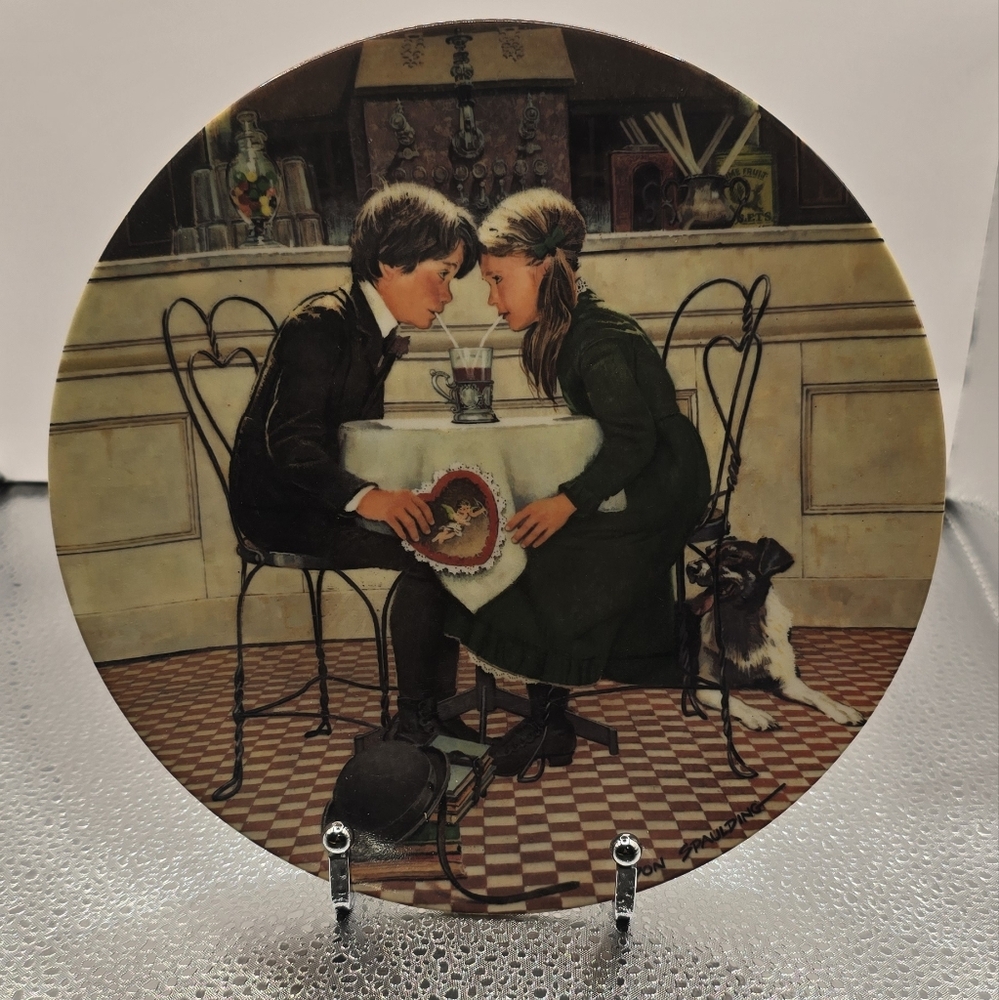 1854 Edwin M Knowles plate